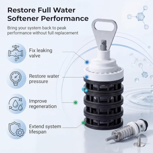 Water Softener Rebuild Kit Compatible with Fleck 5600 Valve
