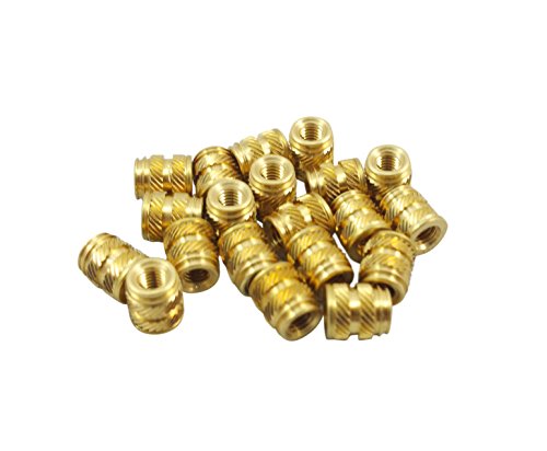 [initeq] #6-32 Threaded Heat Set Inserts for 3D Printing (100, Long) 100