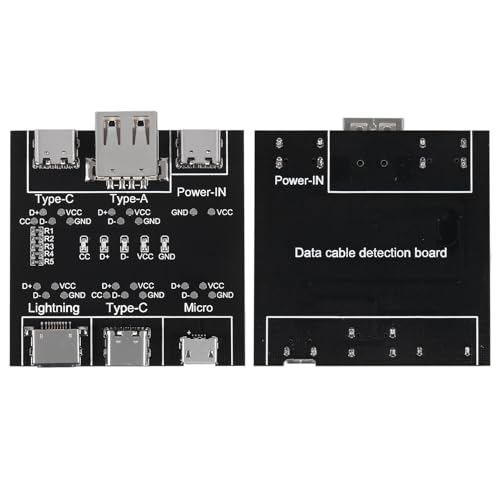 3pcs Data Cable Detection Board DT 3, USB Cable Tester Board USB Cable Checker Data Wire Charging Test Card Type-C Micro