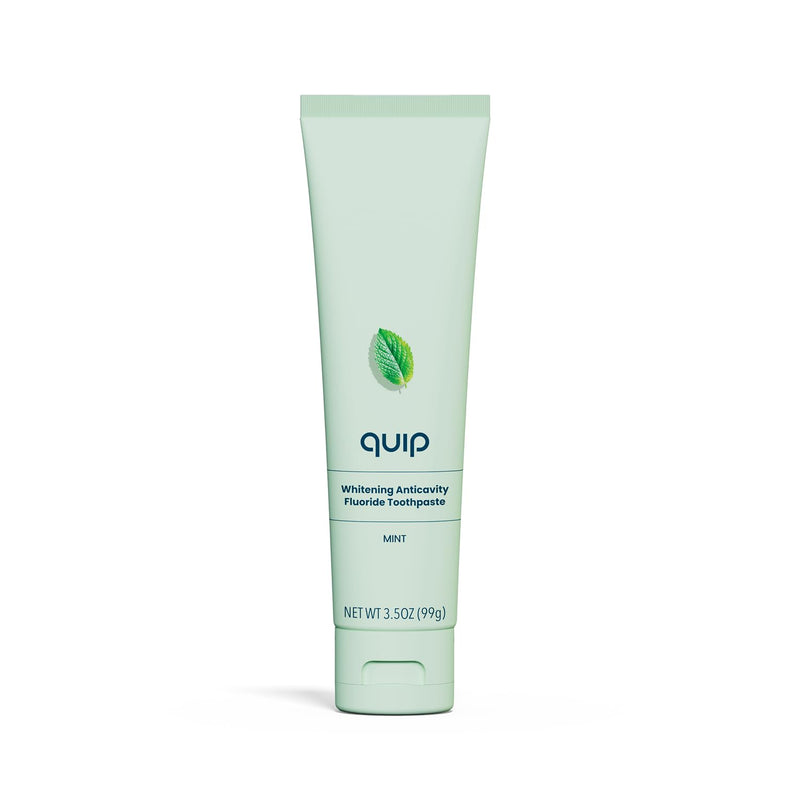 quip Daily Strengthening Anticavity Toothpaste - Fights Cavities - Strengthens Enamel - Gently Whitens - No SLS - Dentist-Recommended Full-Mouth Clean - Mint Flavor - 3.5oz - 3pk