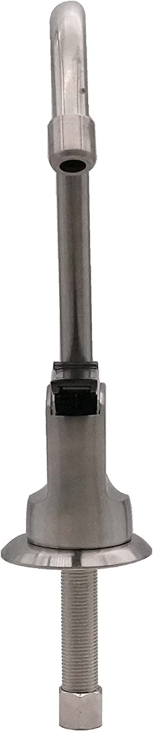 Westbrass D203-NL-20 6" Touch-Flo Style Pure Cold Water Dispenser Faucet, 1 Pack, Stainless Steel