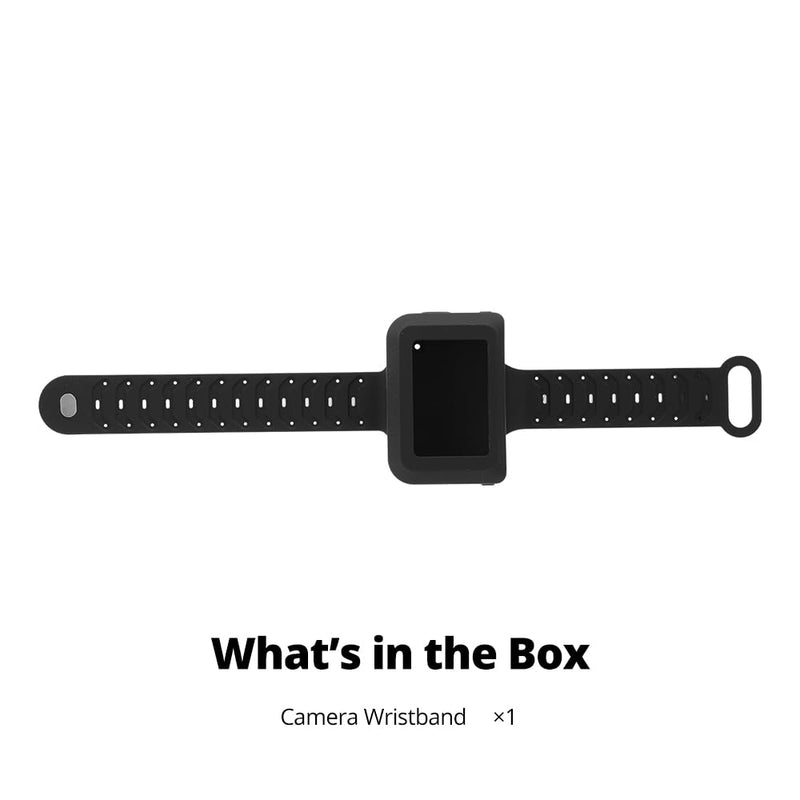 AMBITFUL DN01 Silicone Wristband Case for DJI NANO Action Cameras | Wearable protective cover with adjustable wrist strap for hands-free POV shooting