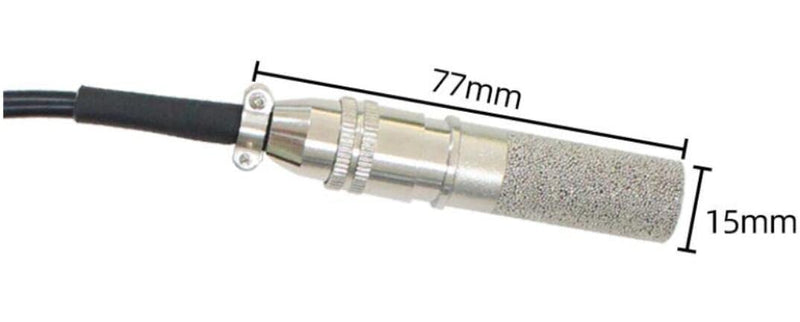 Taidacent RS485 Temperature and Humidity Transmitter Modbus RTU Moisture Monitoring Controller Probe with SHT30 Sensor PLC DCS (SHT30TYPE3) SHT30 Metal Probe High Temperature Waterproof Temperature and Humidity