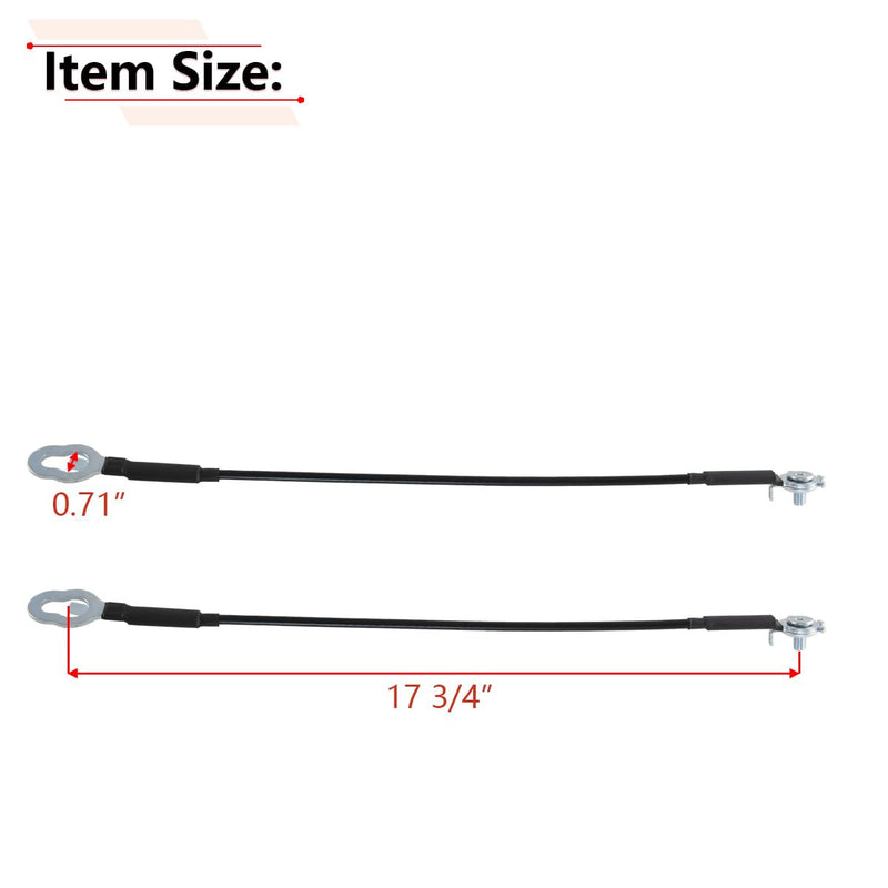 RLB-HILON Tailgate Cable Compatible with Toyota Tundra 2007 to 2021 Year, Lift Gate Support Straps Pickup