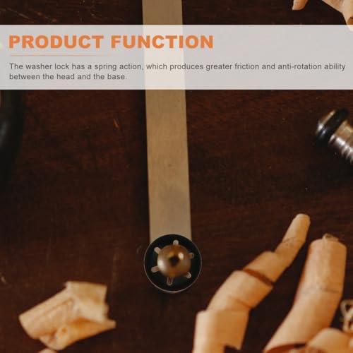 Locking Washers Internal Tooth Bearing Clamping Rings 210Pcs Star-Shaped Retaining Washers 1.02 in Fasteners for Machinery Equipment Shock Absorption Humid Environments