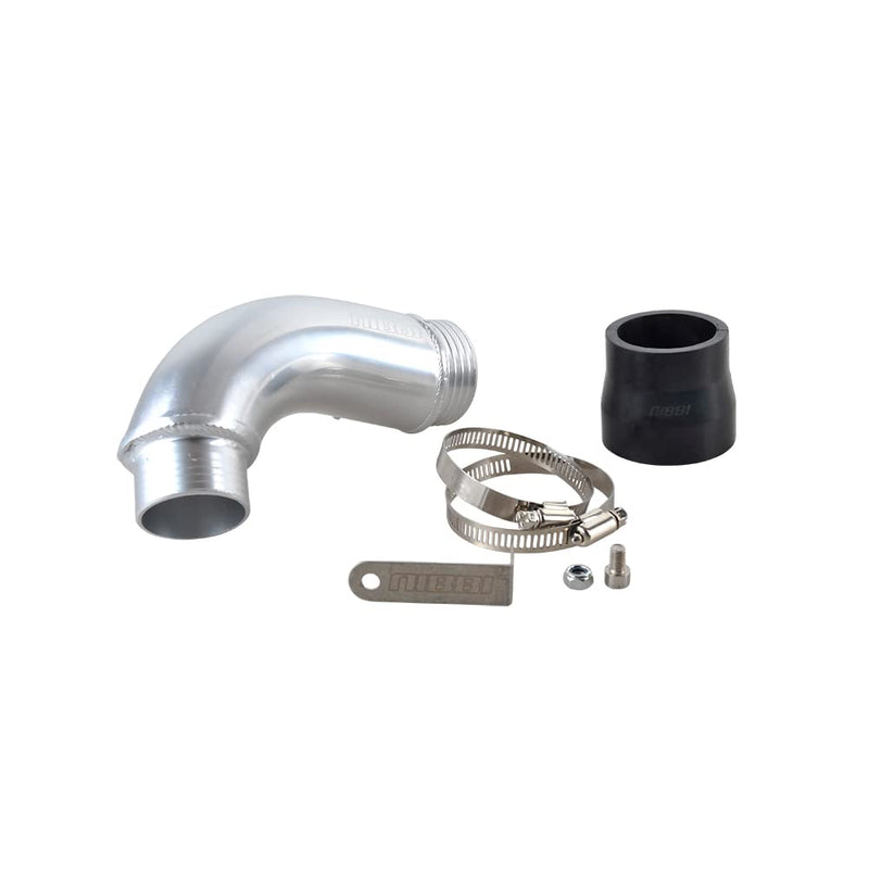NIBBI Air Filter Intake Curve Pipe,High Performance Air Intake Elbow, Cold Air Intake Fit for GY6 Engine Aluminum