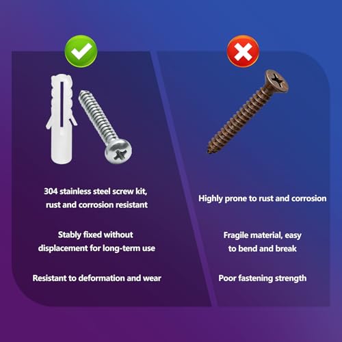 Upgraded Screws Kit Compatible with Govee Permanent Outdoor Lights Prism