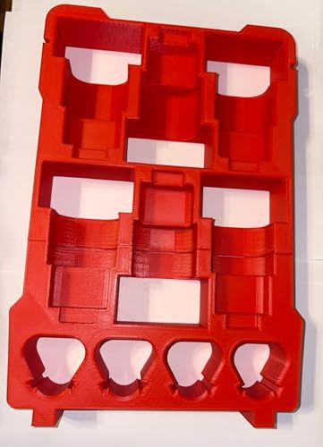 Packout Compact Insert For Milwaukee M12 Batteries CP & XC Compact Organizer Tool Accessory