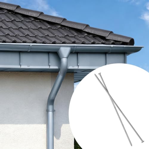 30 PCS 7" Gutter Screws Self-tapping Screw Deck Screws Durable Nails for Fastening Gutters to Wood Sagging Gutters and Maintenance (30PCS, Silver) 30pcs-7in-Silver