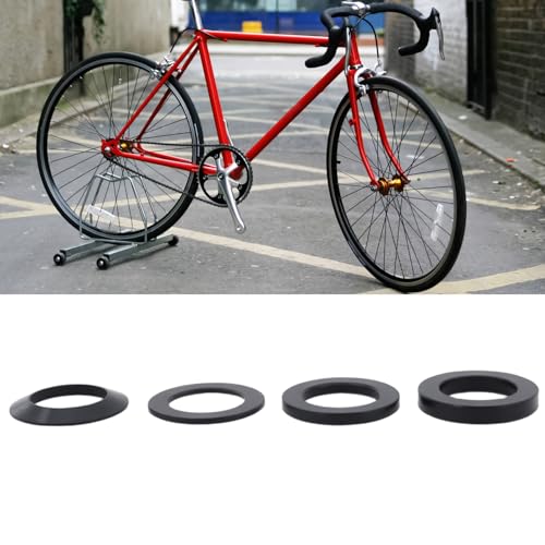4Pcs M12 Bicycle Thru-Axle Aluminum Alloy Flat Washer for Adjusting the Thru-Axle Length