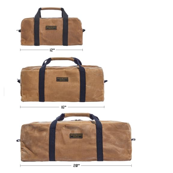 Readywares 16" Utility Bag | Medium Heavy Duty Waxed Canvas Utility Bag, Durable Canvas Toolbag Built Tough for Tradesmen, Contractors, and Everyday Work, Built to Last