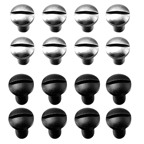 8Pcs Slotted Screws Bolts Kits Replacement for Grips Model 416 Stainless Steel Screw Repair Tool Parts-Black