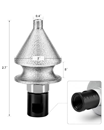 4-in-1 Diamond Chamfer Bit for Angle Grinder, 5/8-11 Thread