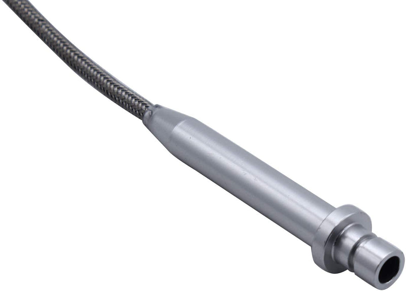 1 PC SHLPDFM TH-350 Stainless Braided Transmission Kick Down Cable Compatible with All Gm 350 Th350 Transmissions chevy Olds Pontiac Buick
