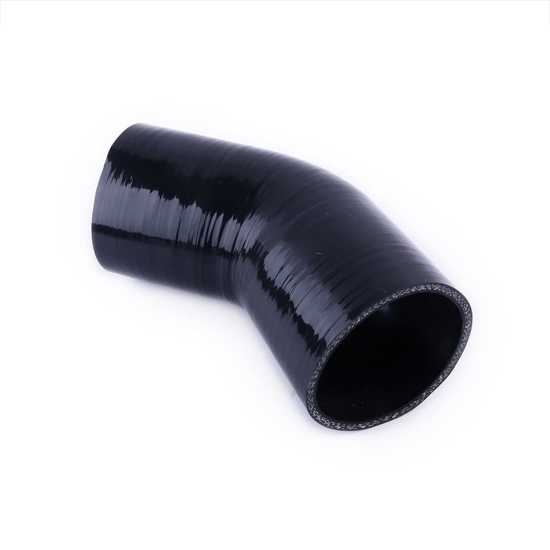 45 Degree 3 Inch Elbow Silicone Coupler Hose,4-Ply Reinforced Turbo,Intercooler, intake Piping Hoses ID 3“(76mm) 45 degree-3 inch 90 Degree