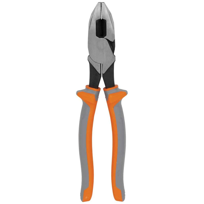 Klein Tools 2139NERINS 1000V Insulated Side Cutter Pliers, Made in USA, High Leverage Design, Induction Hardened Knives, 9-Inch