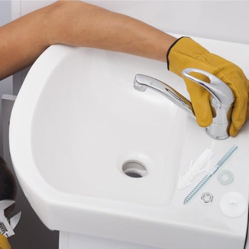 COHEALI Wash Basin Fixing Bolts, Wall Mounted Sink Installation Kit, 1 Set