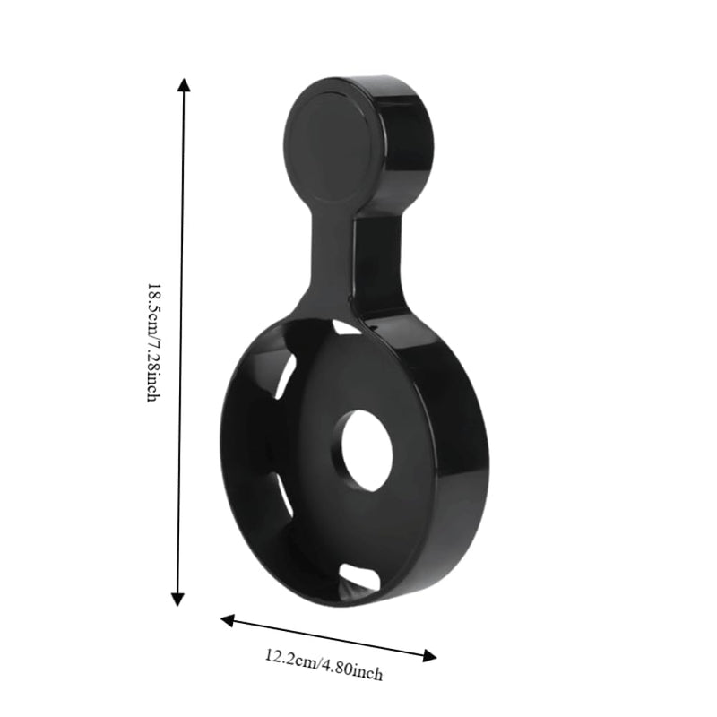 Loundspeaker Outlet Wall Mount Stand Bracket for Google Home Mini Speaker Compact Hanger Holder Easy InstallationBlack