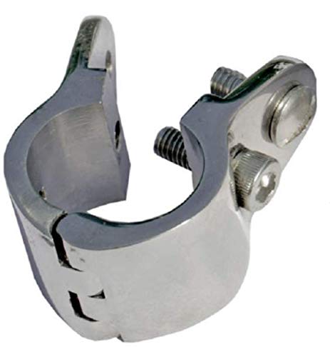 Marine Grade Stainless Steel Bimini Top Hinge - Rail Mount Hinged 1-1/4"