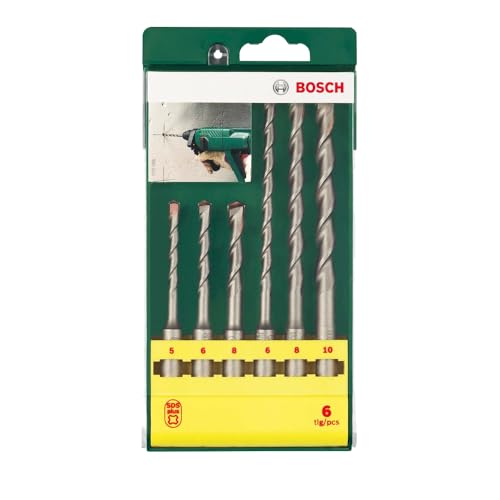 Bosch 2607019447 Hammer Drill Bit-Set Sds-Plus 6 Pcs