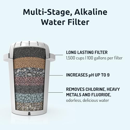 Invigorated Water PH001 White Alkaline Water Filter Replacement White-1 Filter