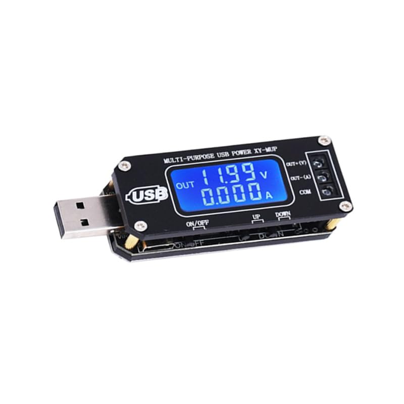2pcs XY-MUP DC-DC CNC USB Boost Buck Up Down Power Supply Regulator Module 3.5V-12V to 1.0V-24V 2-3W Voltage Converter Digital Display Voltmeter Ammeter Capacity Tester