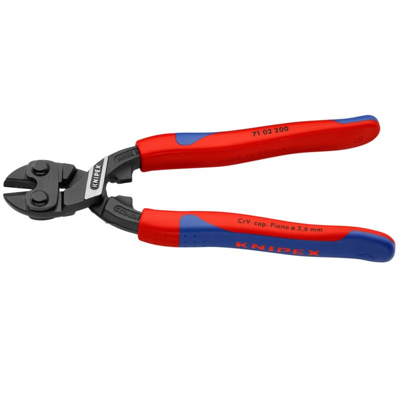 KNIPEX Tools - CoBolt Compact Bolt Cutter, Multi-Component (7102200), 8- Inch Comfort Grip 8-Inch Comfort Grip