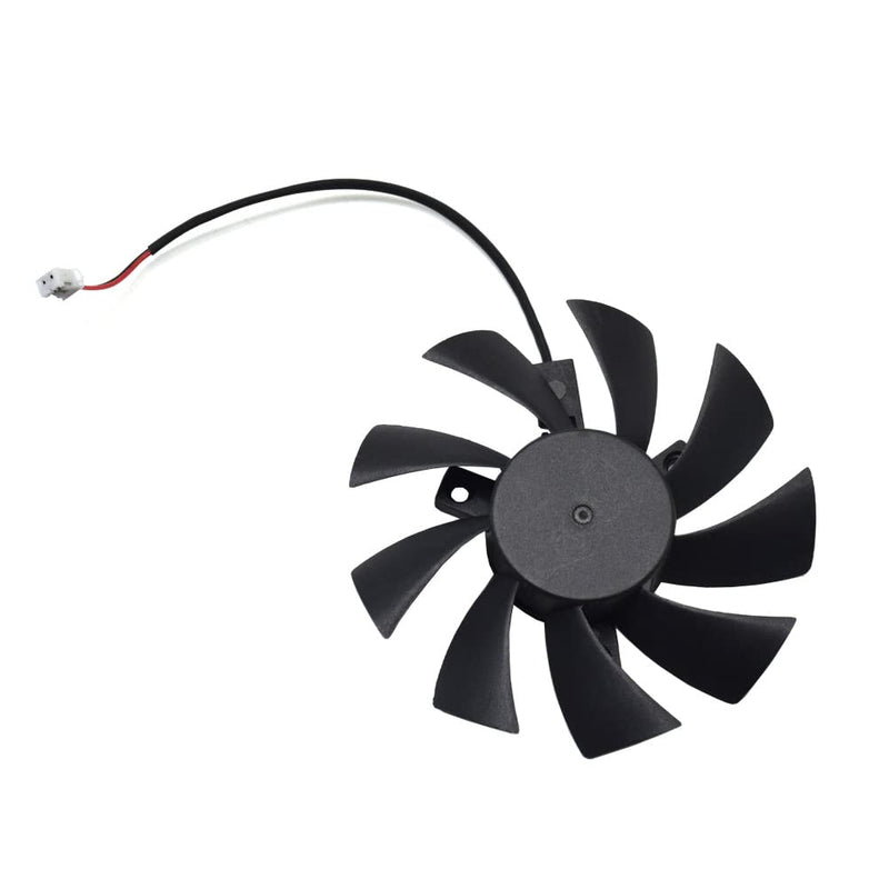 inRobert DIY Dual Bearing 85mm 2pin Video Card Fan Replacement for Zotac GTX 1050 Ti mini Graphic Card