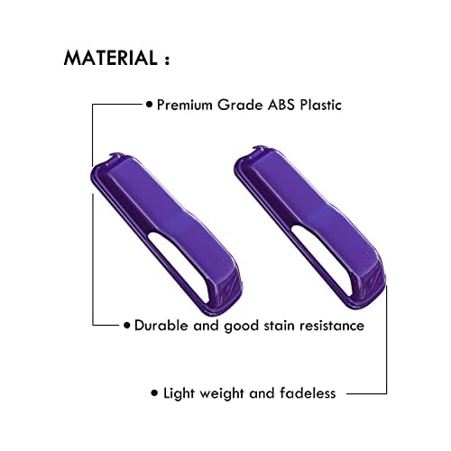 CheroCar JL JT Engine Hood Hinge Cover Decoration Cover Stickers Exterior Accessories for Jeep Wrangler JL 2018-2021, for 2020-2021Jeep Gladiator JT (Purple-B…) Purple-B…