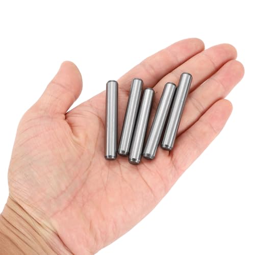 uxcell 5/16-Inch x 2-Inch Dowel Pins, Heat Treated Alloy Steel for Extra Hardness, Bright Finish and Accurate Alignment 20pcs