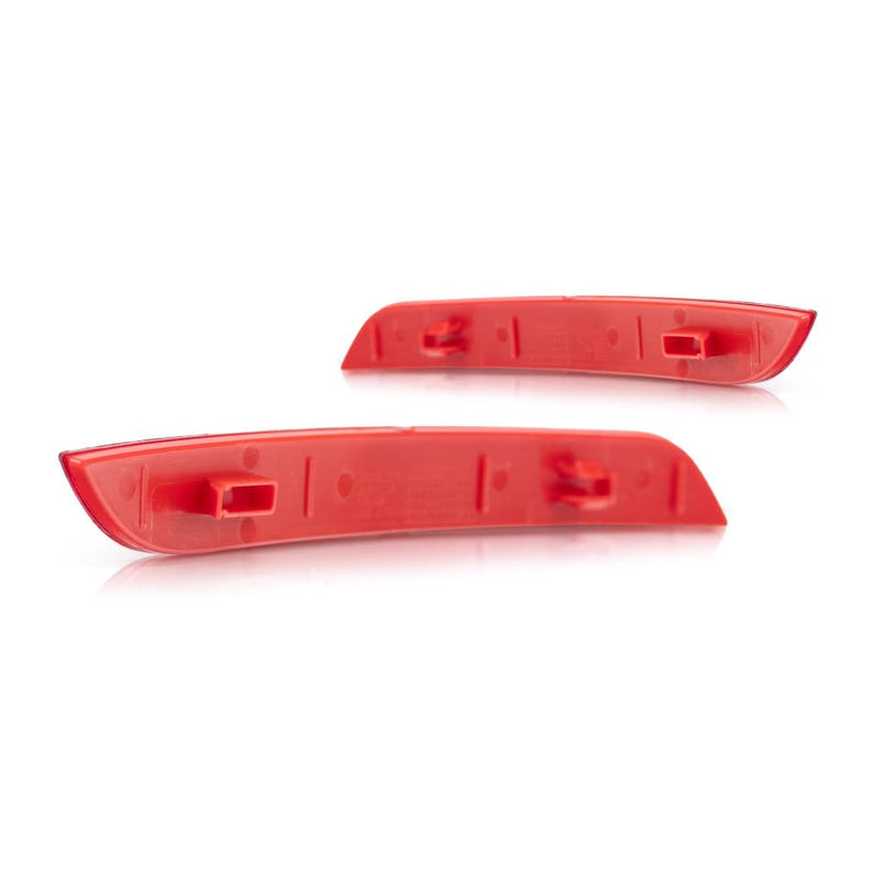 For 2012-2015 BMW 328i Pair Driver and Passenger Side Rear Bumper Reflector BM1184100 BM1185100 - Replaces 63 14 7 301 187 63 14 7 301 188 ;F30; for Sedan