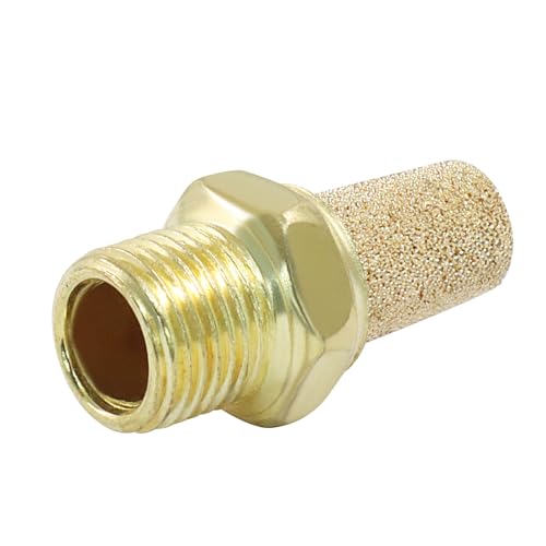 Brass Air Pneumatic Mufflers, 1/8" (DN6) 1/8"(DN6)-10 Pcs