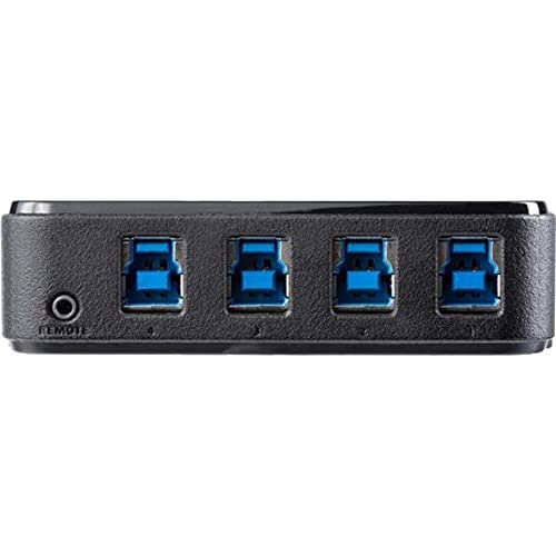 StarTech.com USB 3.0 Peripheral Sharing Switch - 4 USB 3.0 (5Gbps) x 4 Computers - Mac / Windows / Linux - USB A/B Switch - USB Switch (HBS304A24A) 4 Computers – 4 Devices