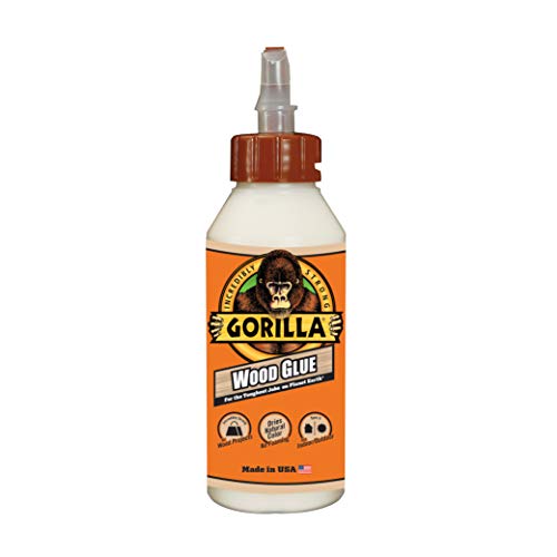 Gorilla Wood Glue, 8 Ounce Bottle, Natural Wood Color, (Pack of 2) 2 - Pack