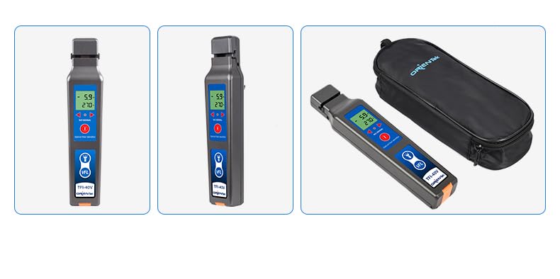 TFI-40V Fiber Optic identifier Wavelength 800nm to 1700nm, Optical Identifier Live Fiber Detector with VFL 10mW LED