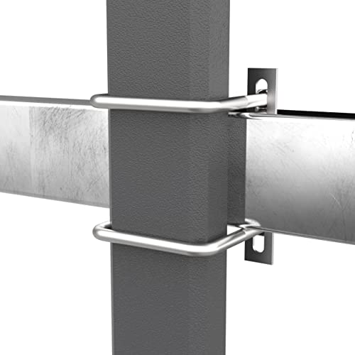 4 Sets 304 Stainless Steel Square U-Bolts, 70x175mm, M8 70×175mm (W*L)