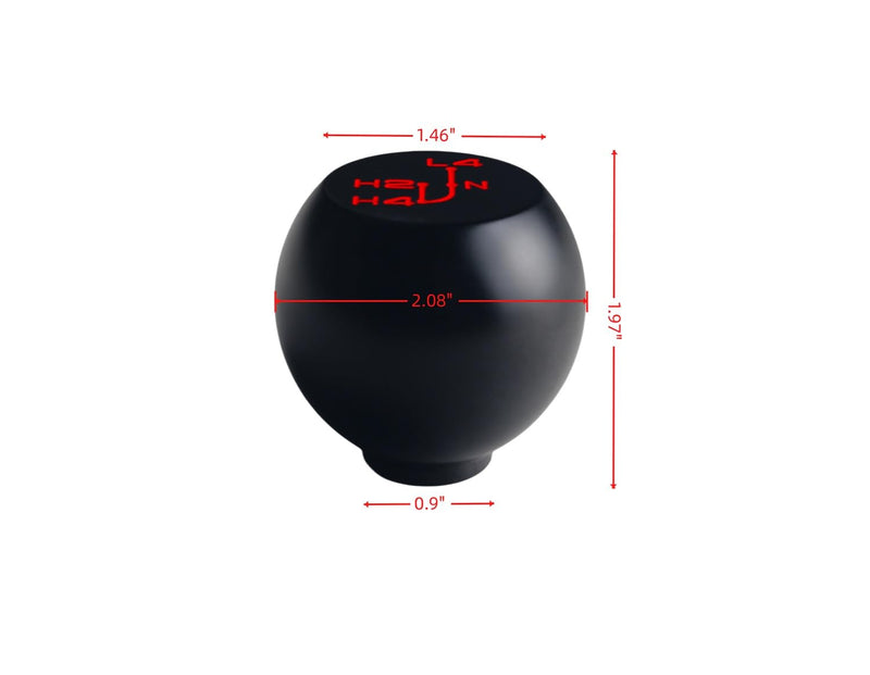 JGR Billet Aluminum Flat Top Classic Engraved 4x4 Transfer Case Shifter Knob Compatible with Toyota Truck Hilux 4Runner Tacoma RF1A VF Red