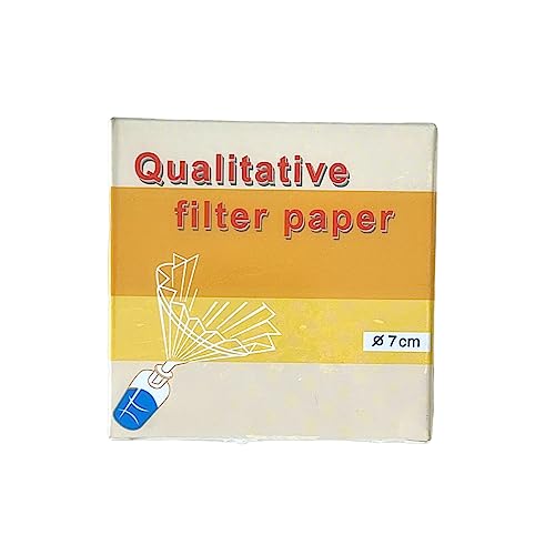 2Pack 70mm 10-15μm Deschem Qualitative Filter Paper OD 7cm Speed Slow 100 Sheet/Bag