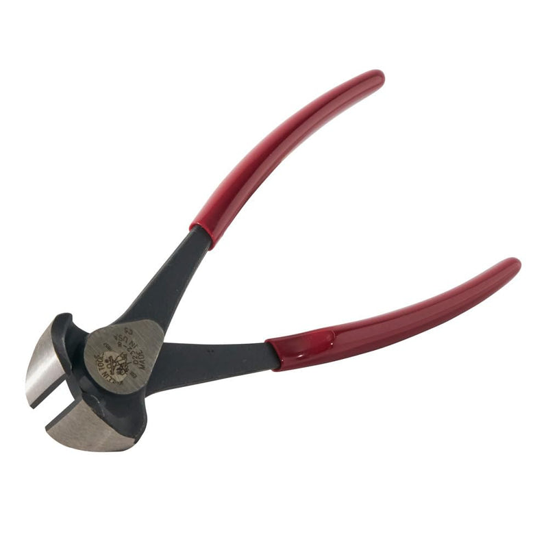 Klein Tools D232-8 End-Cutting Pliers, High-Leverage Wide Throat Clearance with Extended Handles for Longer Reach, 8-Inch