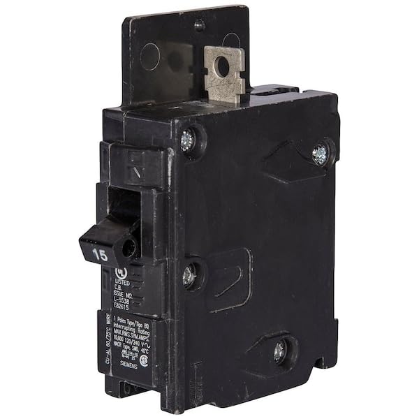 SIEMENS BQ1B020 20-Amp Single Pole 120-Volt10KAIC Lug In/Lug Out Breaker