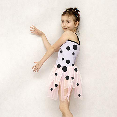 Boao 160 Pieces self Adhesive Felt Circles Dots Pads Dalmation Felt Spots Sticker for DIY Sewing Projects Costume 1.97 Inches/ 1.50 Inches/ 0.98 Inches (Black)