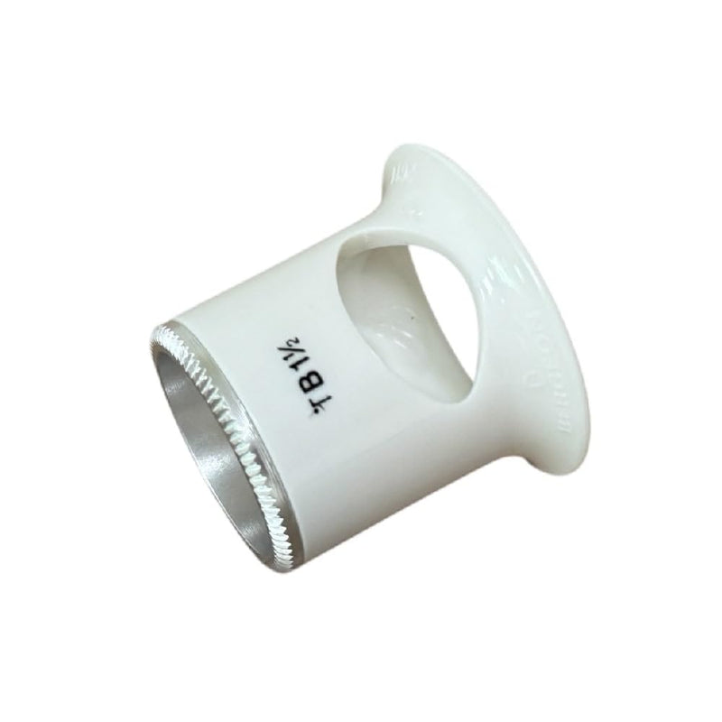  [AUSTRALIA] - Bergeon 2611-TB-1.5 loupe, White, biconvex, Ventilation Port, Magnification x6.7