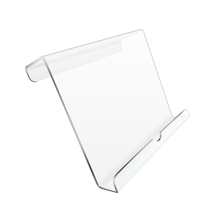 Treadmill Tablet Holder, Exercise Bike Reading Stand,Acrylic Book Holder, Clear Acrylic Stand for Tablet, Magazines and Books（8.5 * 9.5 * 2.8 Inches