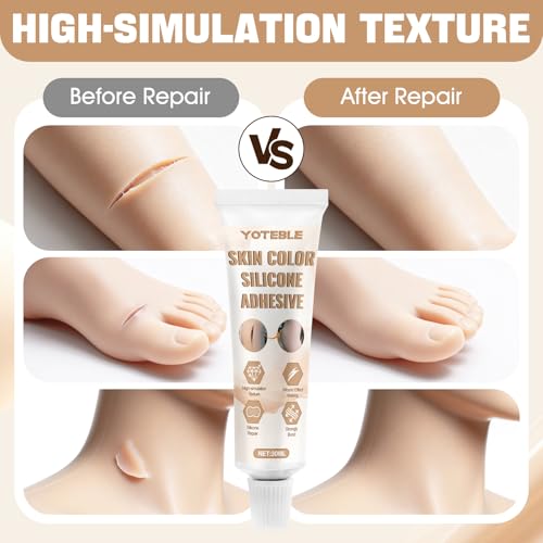 Silicone Glue, High-Flexibility and Waterproof, Skin Color