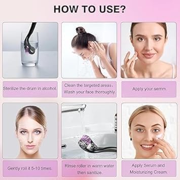  [AUSTRALIA] - Derma Roller 540 Titanium Micro Needling for Face and Body-Face Roller for Skin Rejuvenation Anti Ageing Scar Acne marks Cellulite Treatment-Beard Roller for Hair Growth for Men and Women (1.5 mm) 1.5 mm