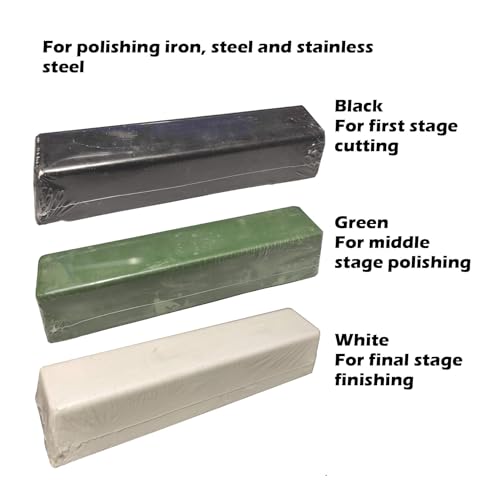 1.1 Pound General Green Stainless Steel Polishing Buffing Compound Bar 1pc