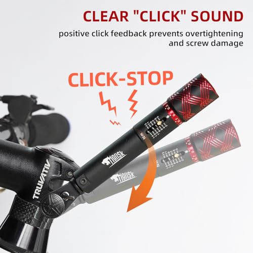 1/4 Drive Bike Torque Wrench, Preset Torque 2-14Nm, ±4% Precision
