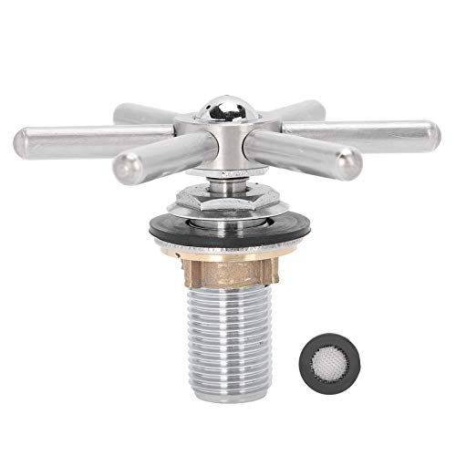 Omabeta Automatic Cup Cleaner, Stainless Steel Multi-Angle Hex Cup Holders Embedded, Cup Rinser Faucet, for Bars Pubs Restaurants Milk Tea Shops Hotels, Silver, Standard Size, 1-Unit