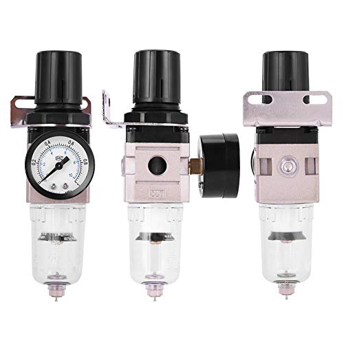Air Filter Regulator, AW2000-02, Aluminum Alloy, Rotary Actuator, Manual