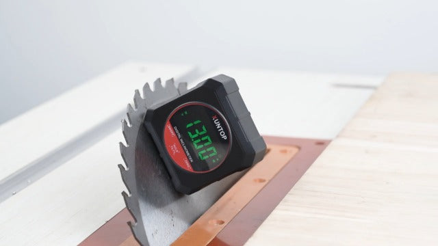 XUNTOP 4x90° Digital Angle Finder with Strong Magnetic Bottom